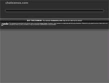 Tablet Screenshot of chateamos.com